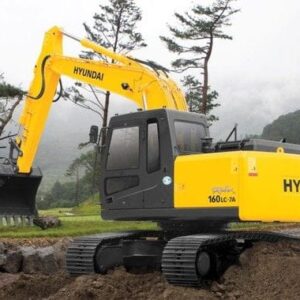 Hyundai R160LC-7A Crawler Excavator Service Repair Workshop Manual