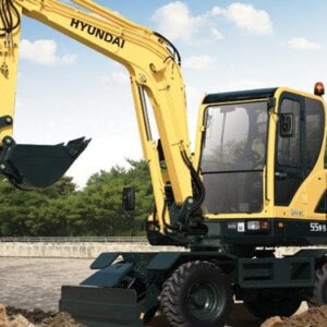Hyundai Robex 55W-7 R55W-7 Wheel Excavator Workshop Service Repair Manual