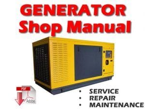 Komatsu Generator EG300-2 Engine Service Repair Manual