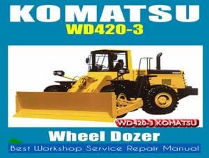 Komatsu WD420-3 Wheel Dozer