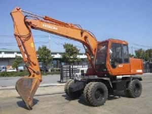 Hitachi Ex100wd-2 Wheeled Excavator Operators Manual