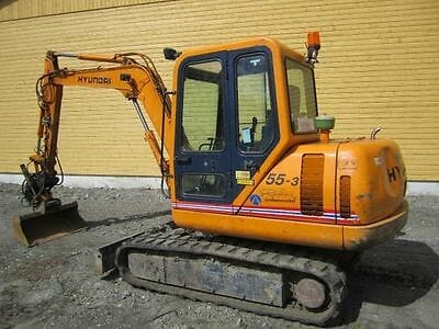 Cat Repair Manual (PDF) Hyundai Robex 55-3 Crawler Excavator Service Manual