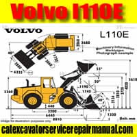 Cat Repair Manual (PDF) Volvo L110e Specs Wheel Loader Service Parts Catalogue