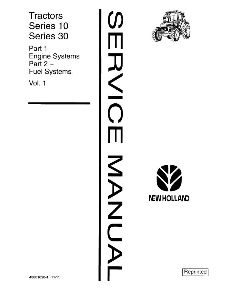Cat Repair Manual (PDF) Ford New Holland Series 10 & Series 30 Tractor Models 2310, 2610, 2810, 3610, 3910, 4110, 4610, 5610, 6610, 7610, 7710, 7810, 8210 Best Repair Service Manual