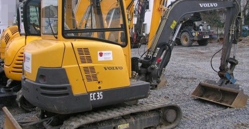 Volvo EC35 Compact Excavator Service Parts Catalogue Manual