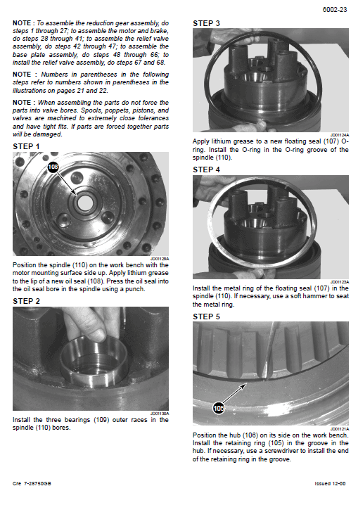 Cat Repair Manual (PDF) Case CX130 CX160 Service Training Manual