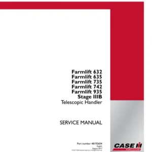 Case IH FARMLIFT 742 Stage IIIB Telescopic Handler Service Manual