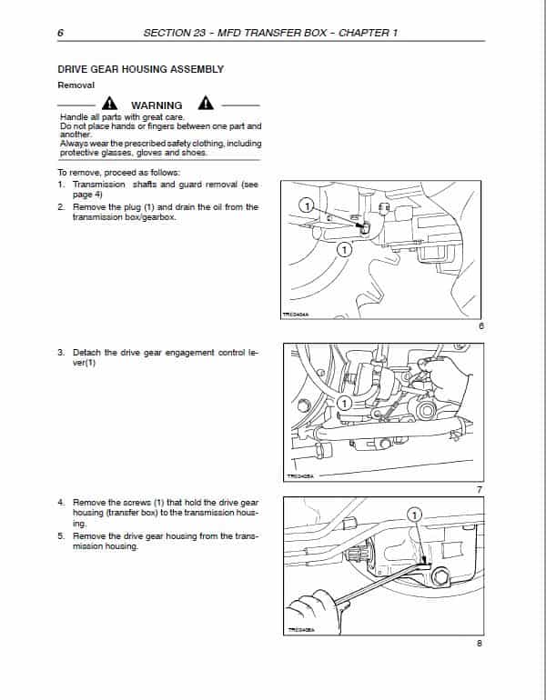 Cat Repair Manual (PDF) Case JX55 JX65 JX75 JX85 JX95 Operator Manual