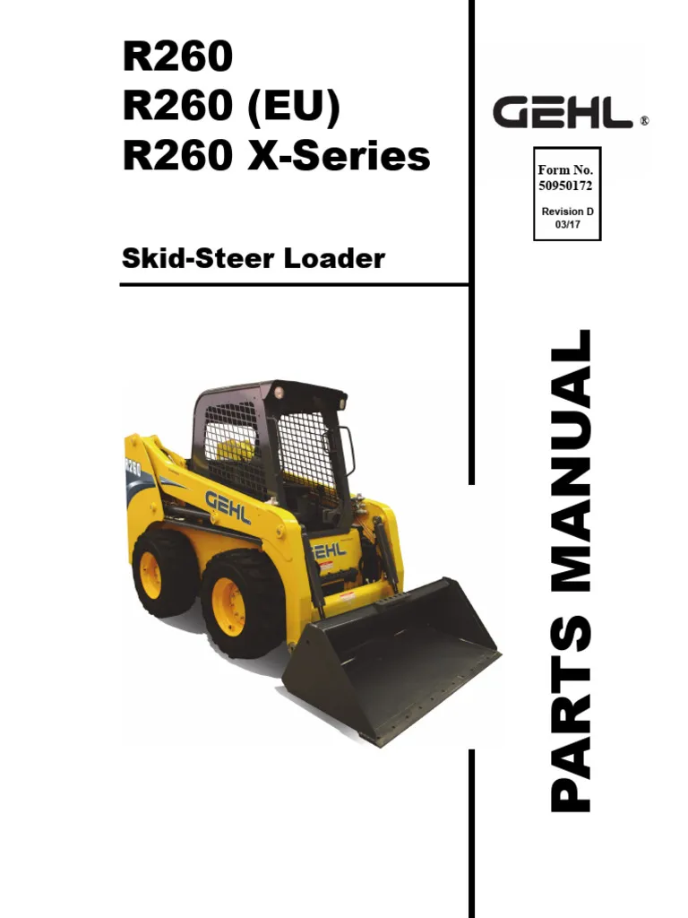 Cat Repair Manual (PDF) Gehl R260, R260 EU, R260 X