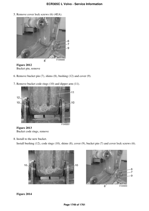 Volvo Ecr305c L Excavator Service Repair Manual
