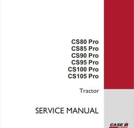 CASE IH CS PRO 80 85 90 95 100 105 Tractor Service Repair Manual