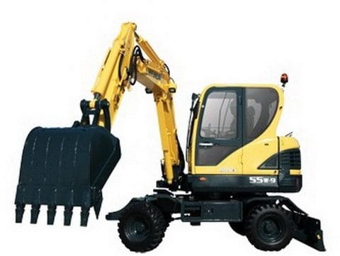 Hyundai Robex 55W-9 R55W-9 Wheel Operating Manual