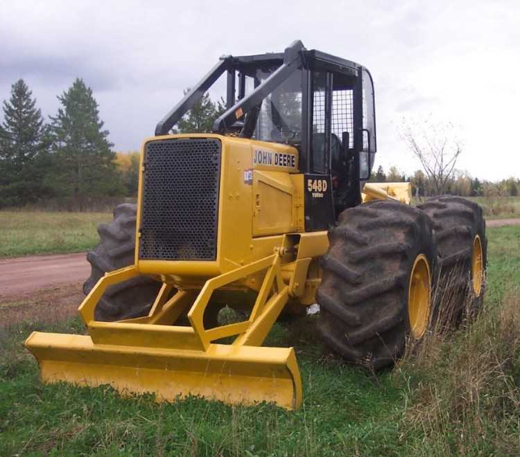 John Deere 540d 548D Skidder