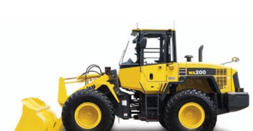 Komatsu wa200 pz 6 wheel loader service repair manual